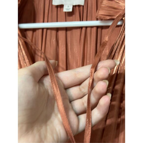 NWOT CINQ À SEPT Phyllis Peasant Bohemian Cottagecore Ruffle Women's Dress 2US - Picture 5 of 11